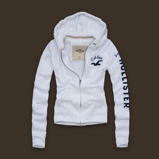 Casaco Feminino de moletom Hollister